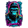 Gorilla with Gold Chain