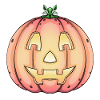 Conception de citrouille d’Halloween Jack-o'-Lantern