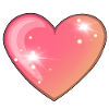 Sparkling Pink Heart Illustration
