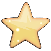 Golden Star Illustration for Apparel