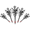 Dartpfeile Symbol Darts Team
