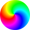 Spirale Regenbogen bunt Geschenkidee