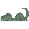 Müder Dinosaurier