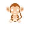Facilement distrait par les singes