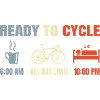 Cyclists schedule