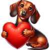 Dachshund Puppy Cartoon