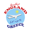 Grèce adieu avion voyage design