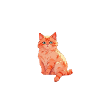 Niedliche rotbraune Katze