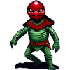 Kampfschildkröte rot