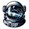 Dream Big - Astronaut Illustration