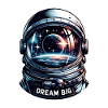 Dream Big - Astronaut Illustration