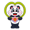 Panda Bride Heart Wedding