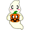 Ghost Halloween Pumpkin