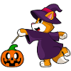 Cat Halloween Witch