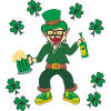 Funny leprechaun