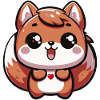 Nutty The Happy Kawaii Squirrel - 3