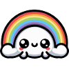 Kawaii Cute Rainbow
