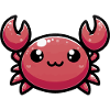Shelly, die niedliche Chibi-Kawaii-Krabbe