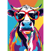 Cow with glasses