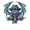 Puissant pirate monstre gargouille