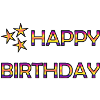 ANNIVERSARY. HAPPY BIRTHDAY