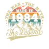 Vintage 1984 Born Birthday Gift