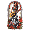 Iconique guitariste Design musicien esthétique