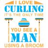 I love curling