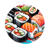 Sushi / Maki / Nigiri / Wasabi /Asian