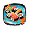 Sushi / Maki / Nigiri / Wasabi / Asiatisk