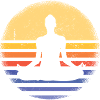 Yogi Retro Sunset Yoga