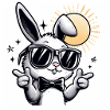 Cooler Osterhase