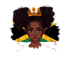 Jamaican girl Flag Jamaica