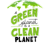 Umweltfreundliches grünes, sauberes Erddesign