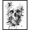 Skull skull abstract art