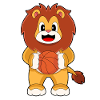Lion Basketball Player Basketball