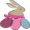 frohe ostern osterhase