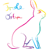 frohe ostern osterhase bunt