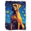 Presa Canario Starry Night