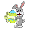 Bunny Easter Bow