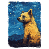 Hyena Starry Night
