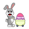 Hase Ostern Einkaufen