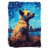 Hyena Starry Night