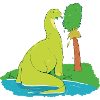 Long Necked Dinosaur