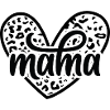 Mama Leopard Heart