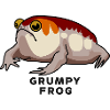 Grumpy Desert Rain Frog