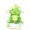 Hoppy leap day frog