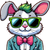 Cool easter bunny