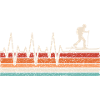 Ski tourer heartbeat