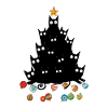 Cat Tree Christmas